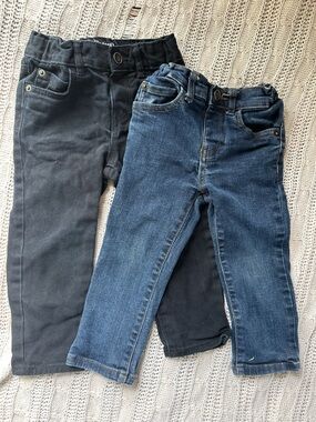 The Children's Place Skinny Jeans Pair - Blue and Black